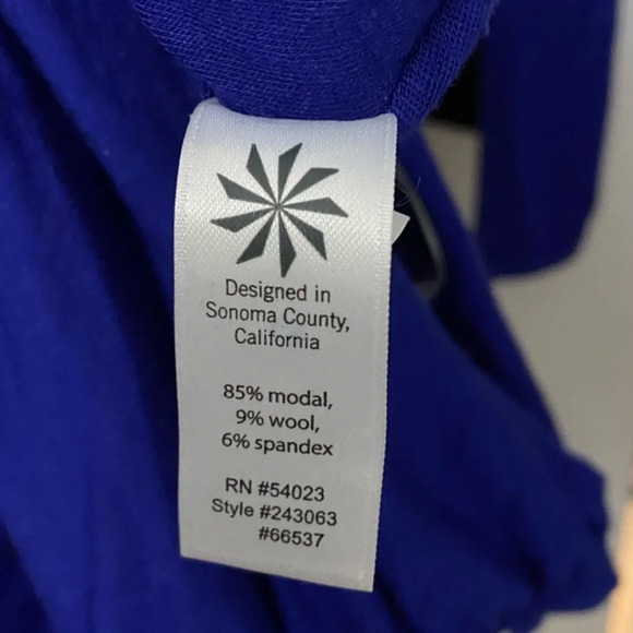 Athleta Solstice Cowl Neck Dress Blue Size Small - Picture 5 of 8